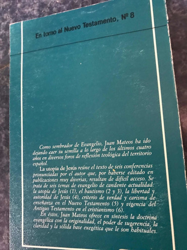 Libro La Utopía De Jesús, Juan Mateos