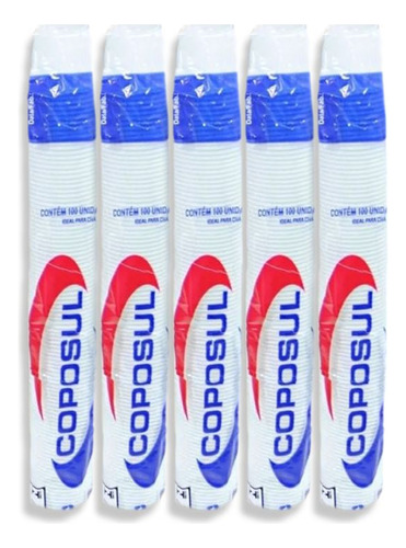 Copo De Café Ps Descartável 50 Ml Branco C/500 Coposul