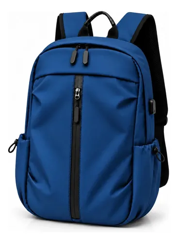 Mochila Masculina 20L Notebook 16 USB Escolar Faculdade Impermeável com Alça Reforçada