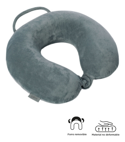 Almohada Cuello De Viaje Memory Foam Jet Pillow Totto
