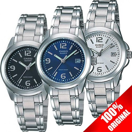 Reloj Casio Dama Ltp 1215 Fechador Acero Inoxidable Cristal