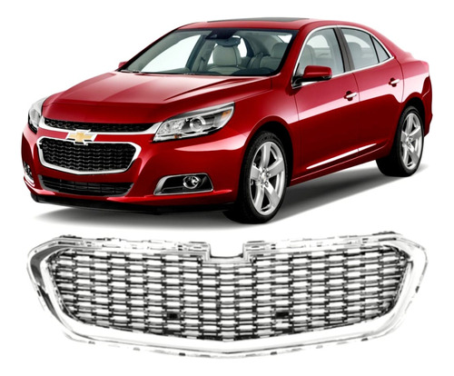 2014-2015 Chevrolet Malibu Parrilla Coraza Cromada Nueva!!!!