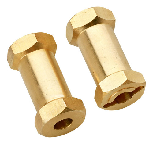 Buje Hexagonal De 12 Mm Latón Con Ruedas Para Rc 1/10