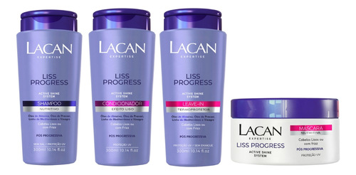 Kit Lacan Liss Progress Shampoo Cond Leave In Mascara