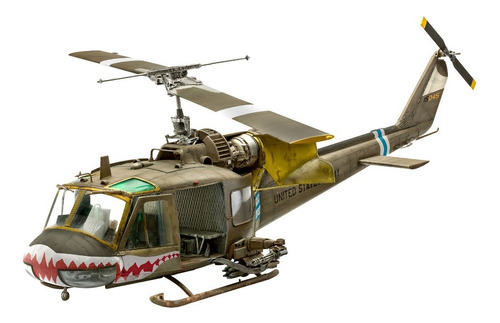 Kit de helicóptero Bell UH-1c 1/35 para ensamblar Revell 04960