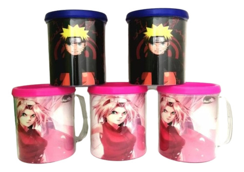 Tazas De Acrílico Personalizadas Ideal Niños Jardín Naruto