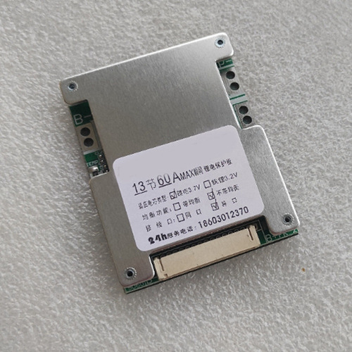 Placa De Protección De Batería 13s 48v 60a, Celda Electrónic
