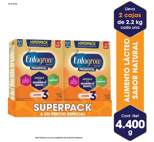 Enfagrow Premium Etapa 3 Super Pack X 4400 Gr