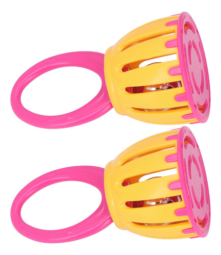 Cascabel Shaker Rattle Toy, 2 Unidades, Con Mango, Con Forma