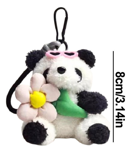 Lindo Llavero De La Felpa Llavero De La Panda Colgante Panda