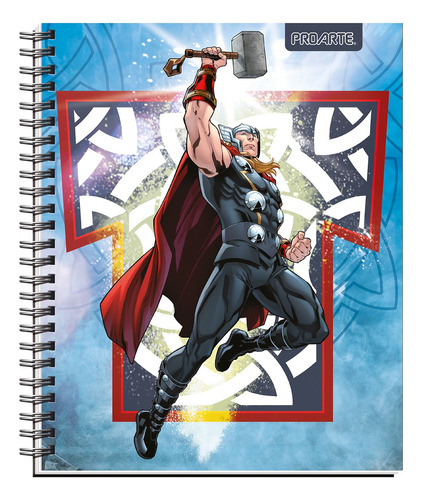 Cuaderno Universitario Proarte 100h 7mm Disney Marvel Pack10 Color Super Heroes
