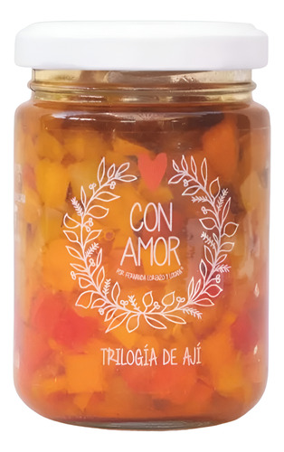 Trilogia De Aji 130g - Conserva De Ají - Con Amor