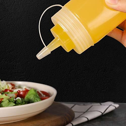 12 Botella Plastico Boca Ancha 16 Onza Tapa Rosca Medida