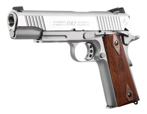 Pistola Colt 1911 Full Metal Airsoft 6m + 4 Co2+200 Balines