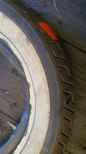 *73 Llanta Dunlop D402f Mt90b16 Harley Davidson 72h Delanter (Usado)