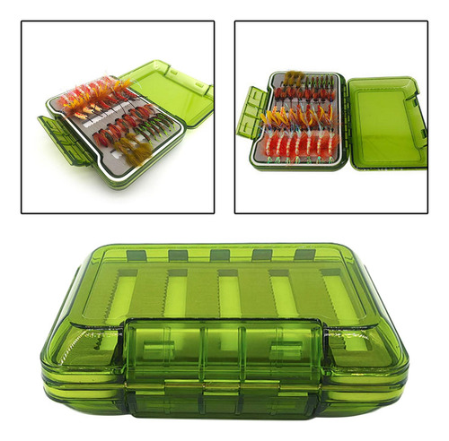 Caja Para Moscas Impermeable, Caja Transparente Para Pesca
