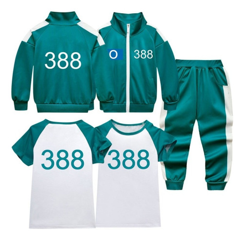 Niños Niñas Nuevo Calamar Disfraz Camiseta Set De 3