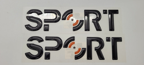 Toyota Prado Sumo Sport Negro/naranja Emblemas