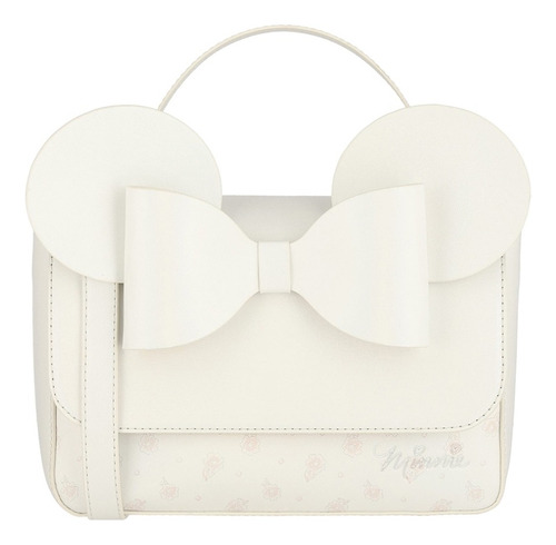 Bolsa Crossbody Mujer Minnie W Capsule Blanco Hbtelium3cw Acabado De Los Herrajes Níquel Diseño De La Tela Gráfico