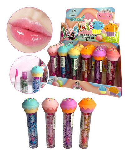 Brillo Labial Magico Gloss Cupcake Hidratante Maquillaje