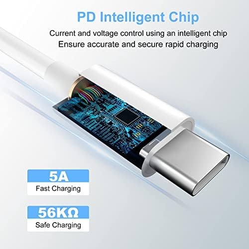 Paquete De 2 Cables De Carga Usb C A Usb C De 10 Pies Y 100