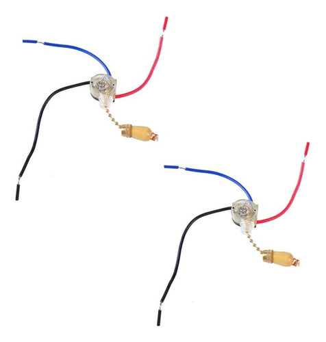 Koobook 3 Cables Ventilador De Techo Lámpara De Pared Lámpar