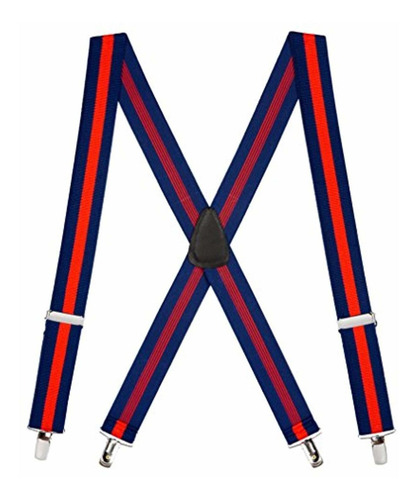 Suspender Store Mens Azul Marino   Rojo Tirantes