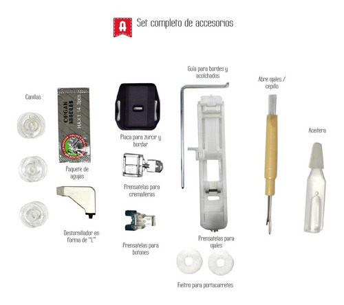 Máquina De Coser Doméstica Practik 5 Alfa