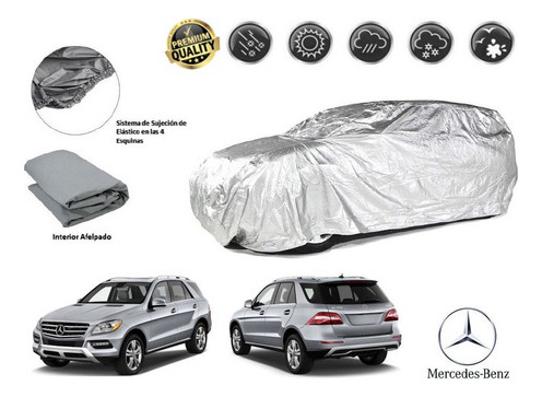 Lona Cubreauto Afelpada Mercedes Benz Ml500 4.6l T 2014