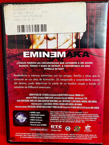 Dvd Original Eminem Aka Quien Es El Verdadero Slim Shady? 07