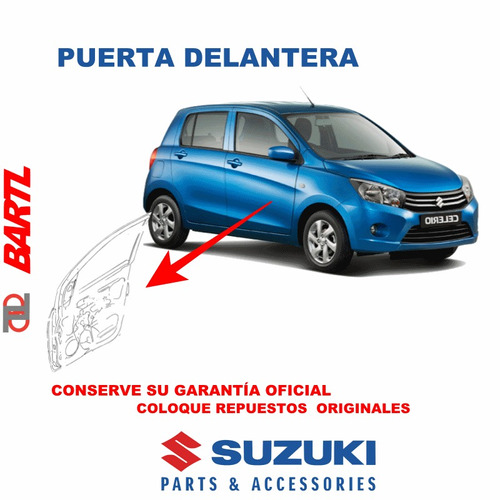 Puerta Delantera Derecha Original Suzuki Celerio 2014-2017
