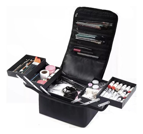 Maleta Maquillaje Portátil Para Manicure Cosmetologia