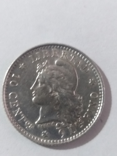 Moneda Arg.10 Ctvos.patacón 1883.mb(+).plata 900.. (Usado)