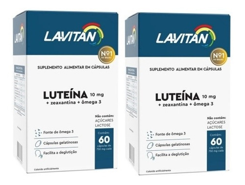 2 Luteína 10mg+ Zeaxantina + Omega(120 Cáps) Envío Gratis!! 