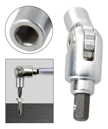 Adaptador De Chave De Fenda Com Trocador De Direção 180 Grau
