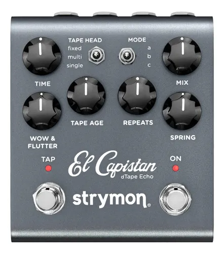 Pedal Strymon El Capistan V2 Tape Echo Con Reverberación Gris