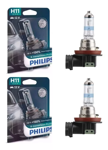 Estuche lámparas Philips X-tremeVision Pro150 H7 — Totmoto