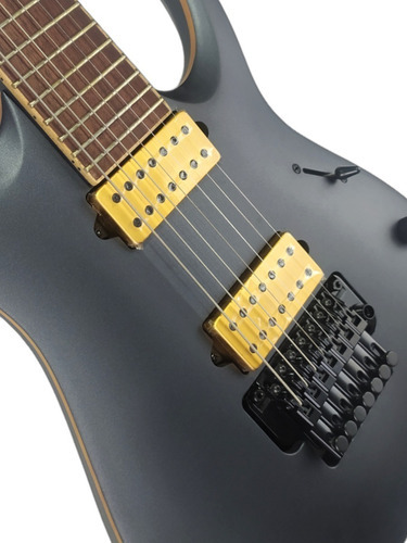 Guitarra Elétrica Ibanez 7 Cordas Jbm27 Jake Bower Signature Cor Preto Orientação Da Mão Destro
