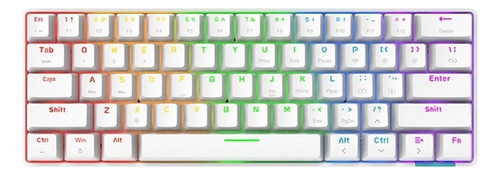 Stk61 Bt&teclado Mecánico De Modo Dual 61 Teclas Arco Iris