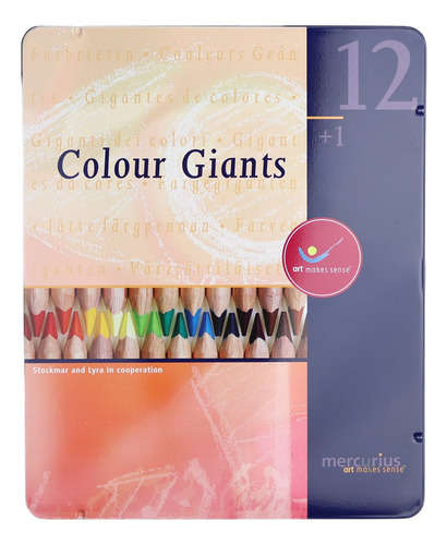 Mercurius Stockmar Ams - Lpices Gigantes De Color (12 Unidad