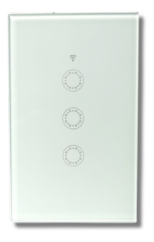 Interruptor Smart Wifi Para Pared 3 Canales Blanco 220v 50hz