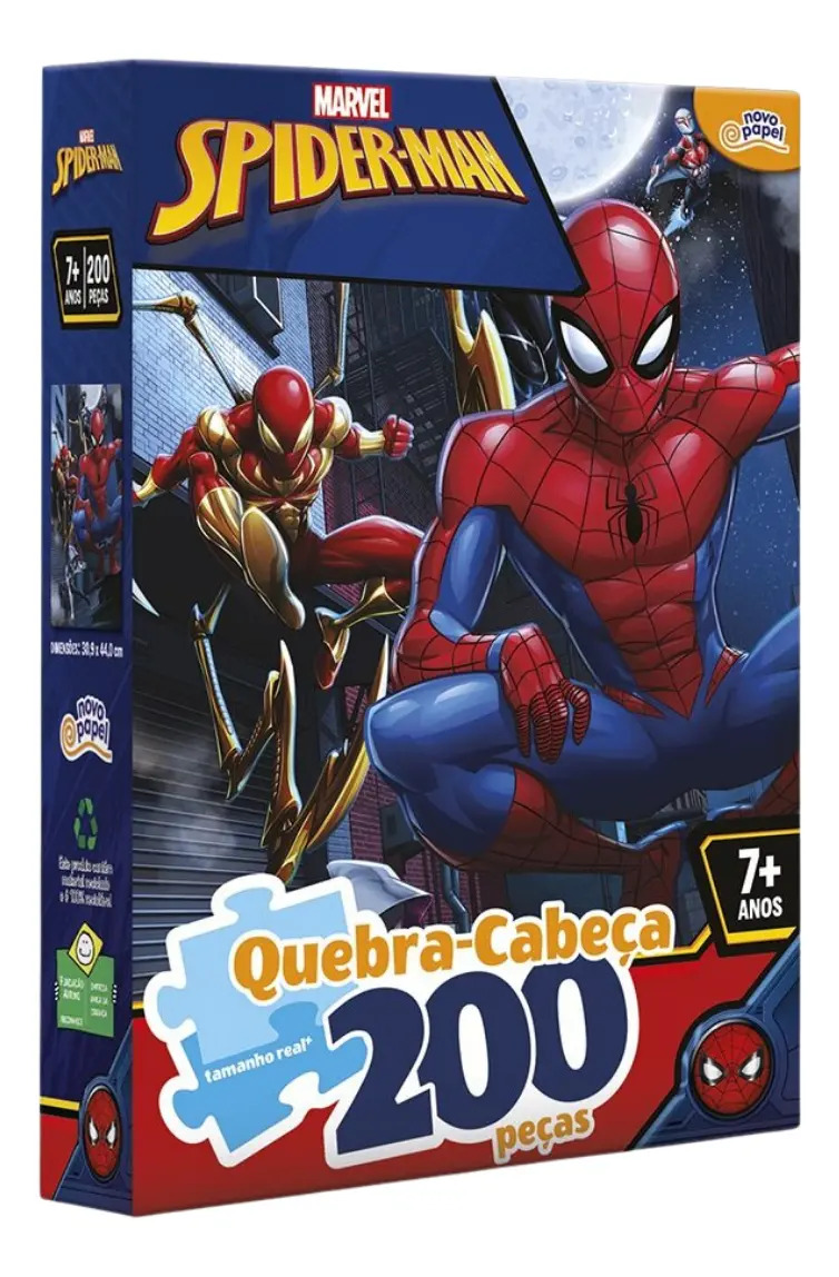 Quebra-cabeça 200 Peças Homem-Aranha Spider-Man/Carnage