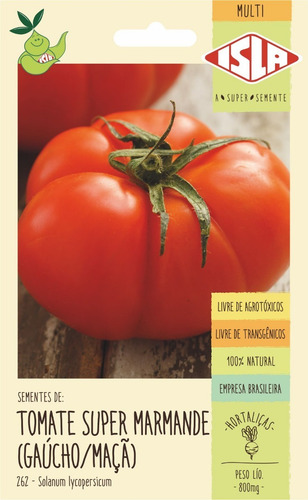 Sementes De Tomate Super Marmande (gaúcho/maçã) Horta