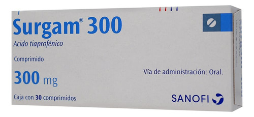 Surgam 300mg Caja Con 30 Comprimidos
