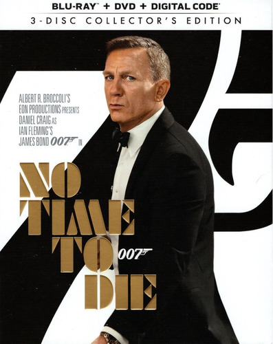007 Sin Tiempo Para Morir Bond Daniel Craig Blu-ray + Dvd