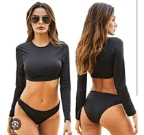 Comprar Traje Baño Semi Hil Trajebaño Traje De Baño Manga Larga Biki