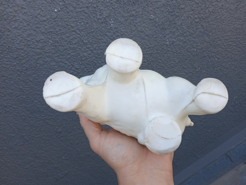 Antiguo Elefante Muñeco Plastico Inflado Alcancia (Usado)