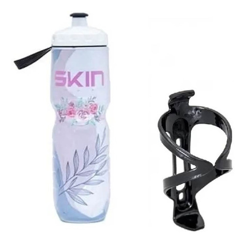 Garrafa Caramanhola Térmica Bike Skin 710ml Com Suporte Pr