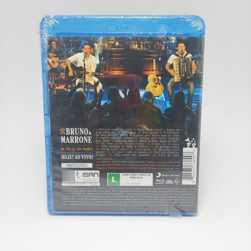 Blu-ray Bruno & Marrone - De Volta Aos Bares