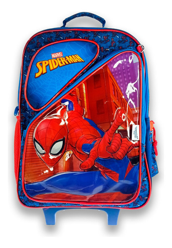 Mochila Bolsa Escolar De Rodinha Homem Aranha Chensom